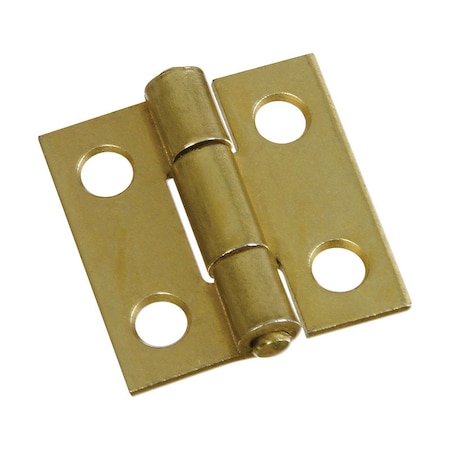 National Hardware National Hardware 1 in. L Brass-Plated Door Hinge 1 pk N145-946